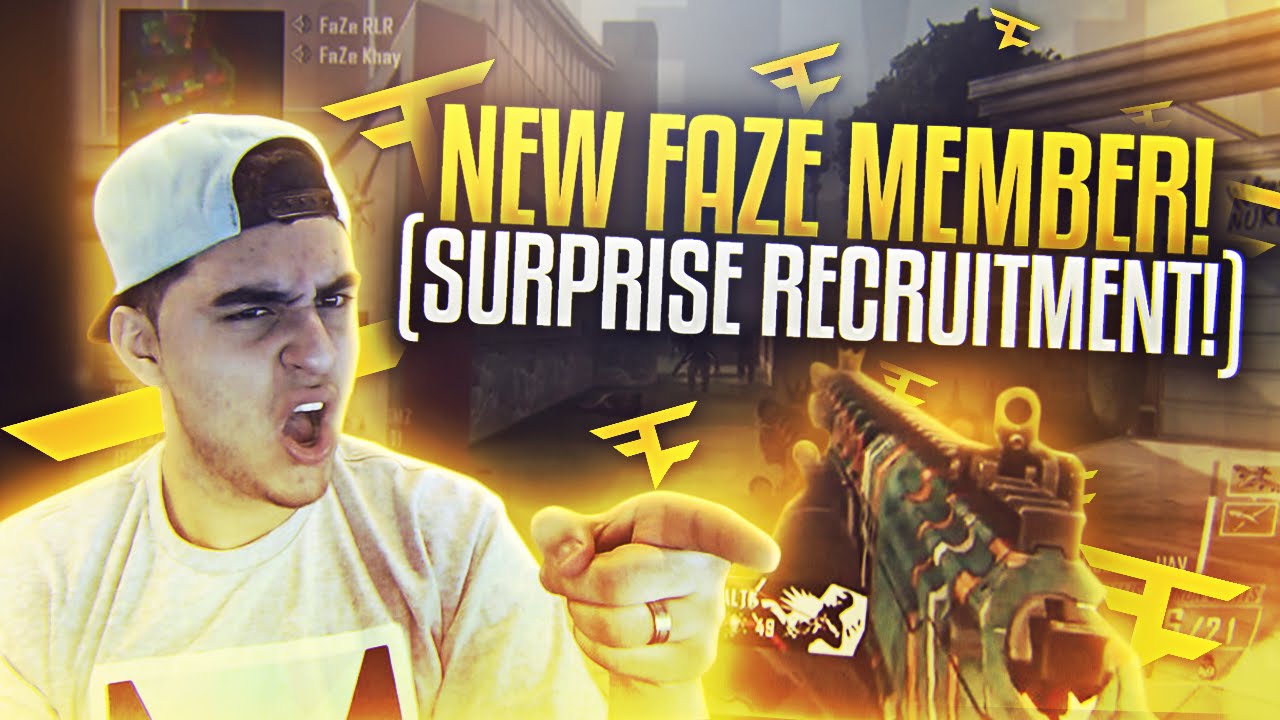 SURPRISE FAZE RECRUITMENT! w/ FaZe Rain #FAZE1