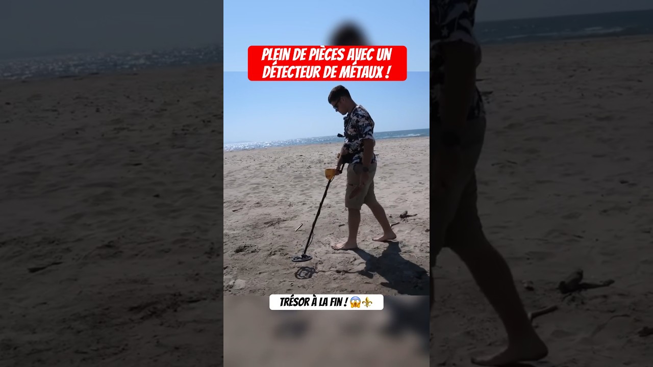 Tr&eacute;sor avec un d&eacute;tecteur de m&eacute;taux ! #tresor #gold #detection  ￼