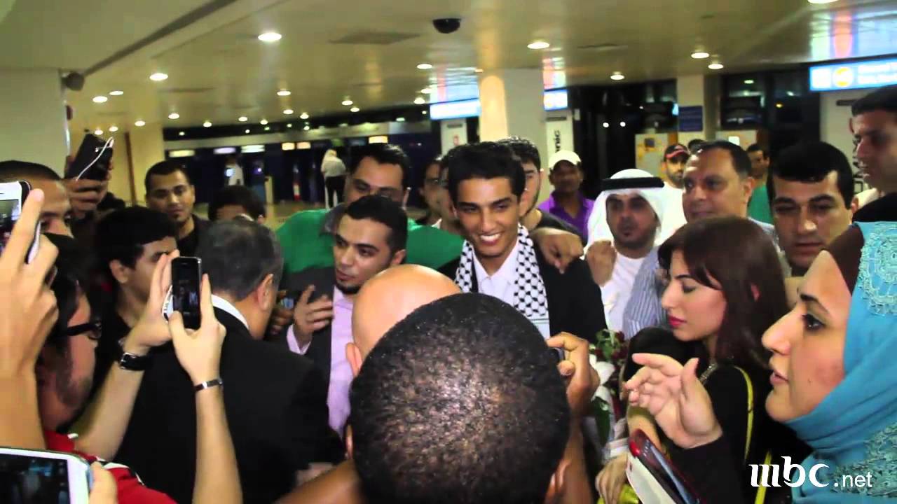 Arab Idol - وصول محمد عساف لمطار دبي