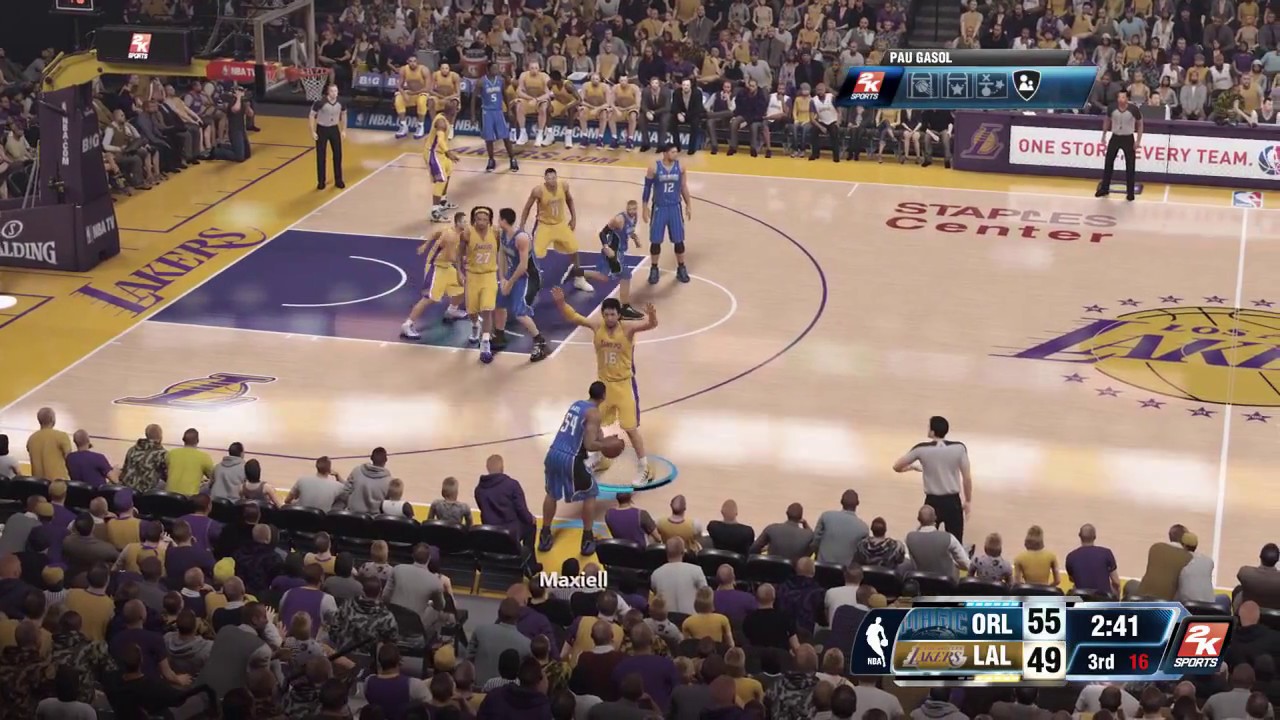 (Xbox One) NBA 2K14 Los Angeles Lakers vs Orlando Magic Gameplay