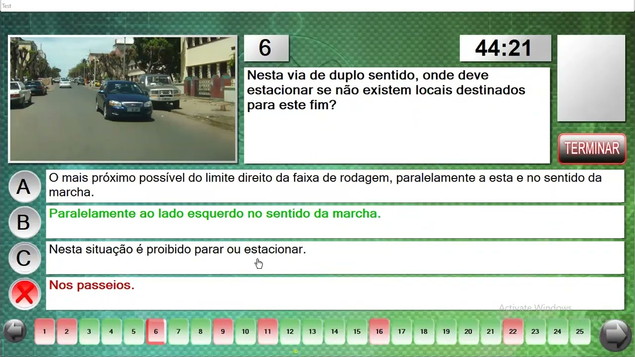 Resolução e Correção do teste