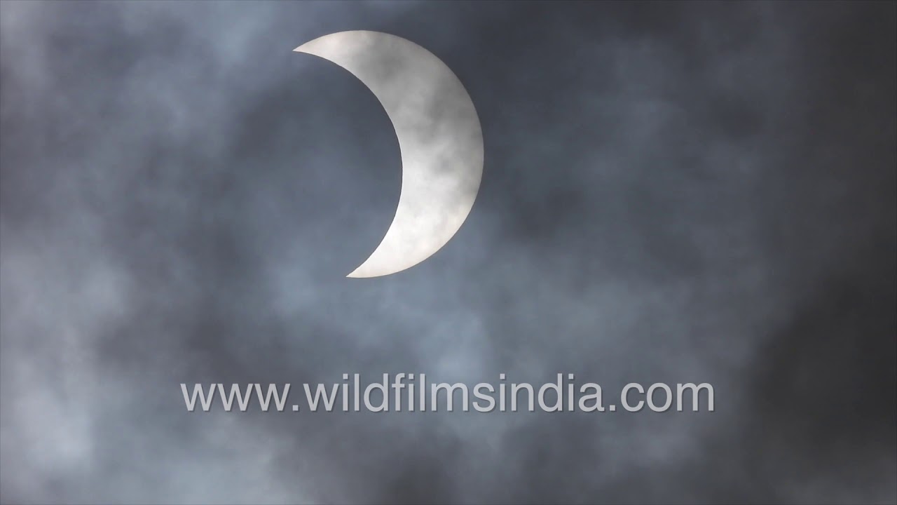 Annular  Solar eclipse as seen from Delhi on 21st June 2020