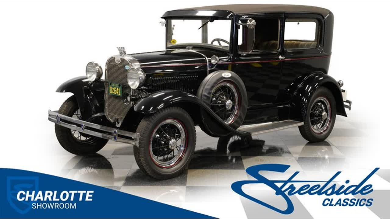 1930 Ford Model A Tudor Sedan 9525-CHA for sale | Charlotte, Atlanta, Dallas, Tampa, Phoenix, N...