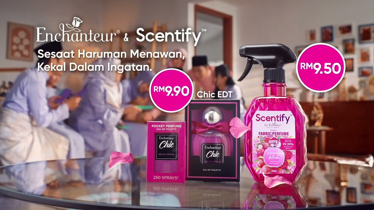 #Enchanteur x #Scentify Raya | Sesaat Haruman Menawan, Kekal Dalam Ingatan
