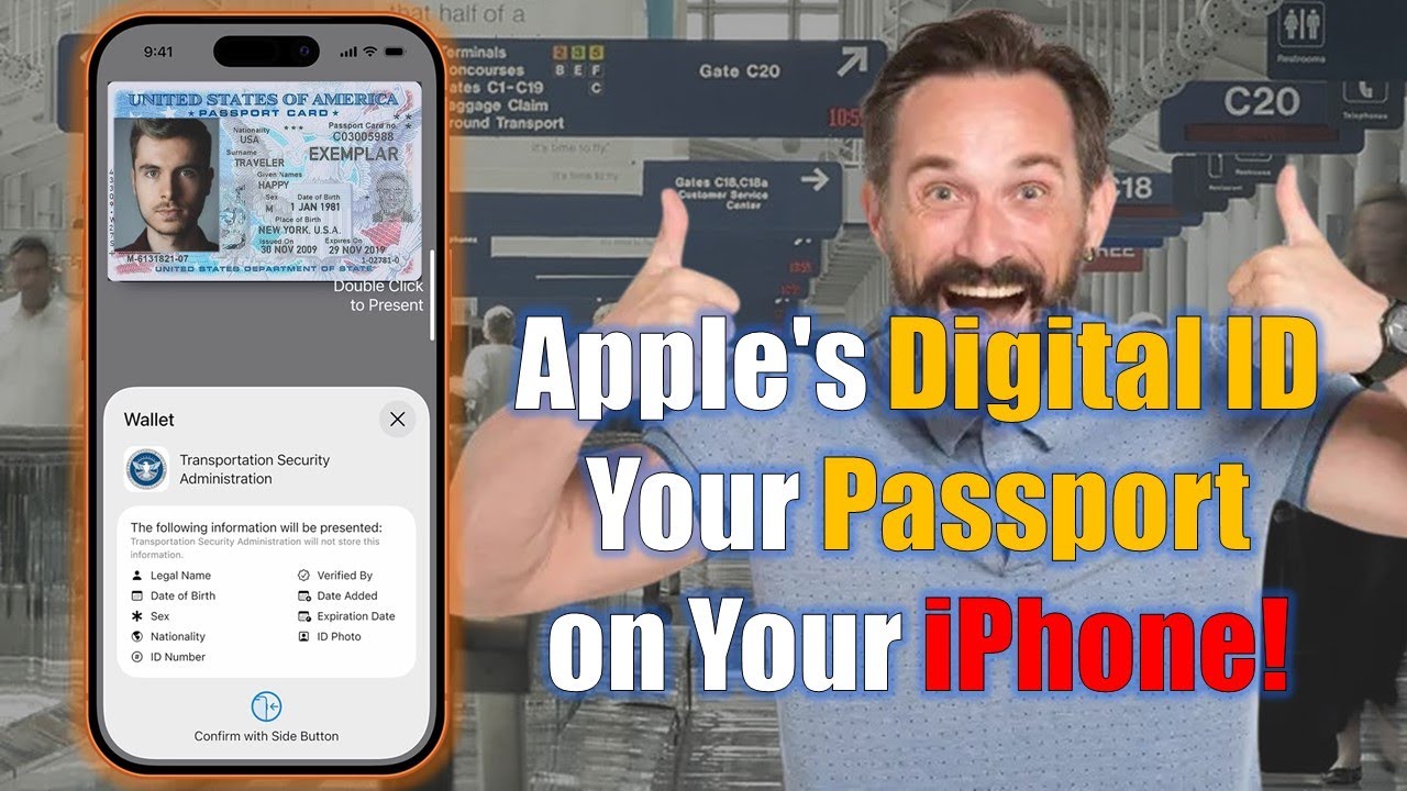 Apple's Digital ID - Your Passport on Your iPhone! (HOW TO SET IT UP )