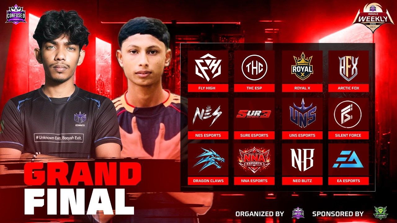 [🔴LIVE] INGUILD WEEKLY SERIES W-53 || GRAND FINAL || CONFUSED ESPORTS || RAFSAN