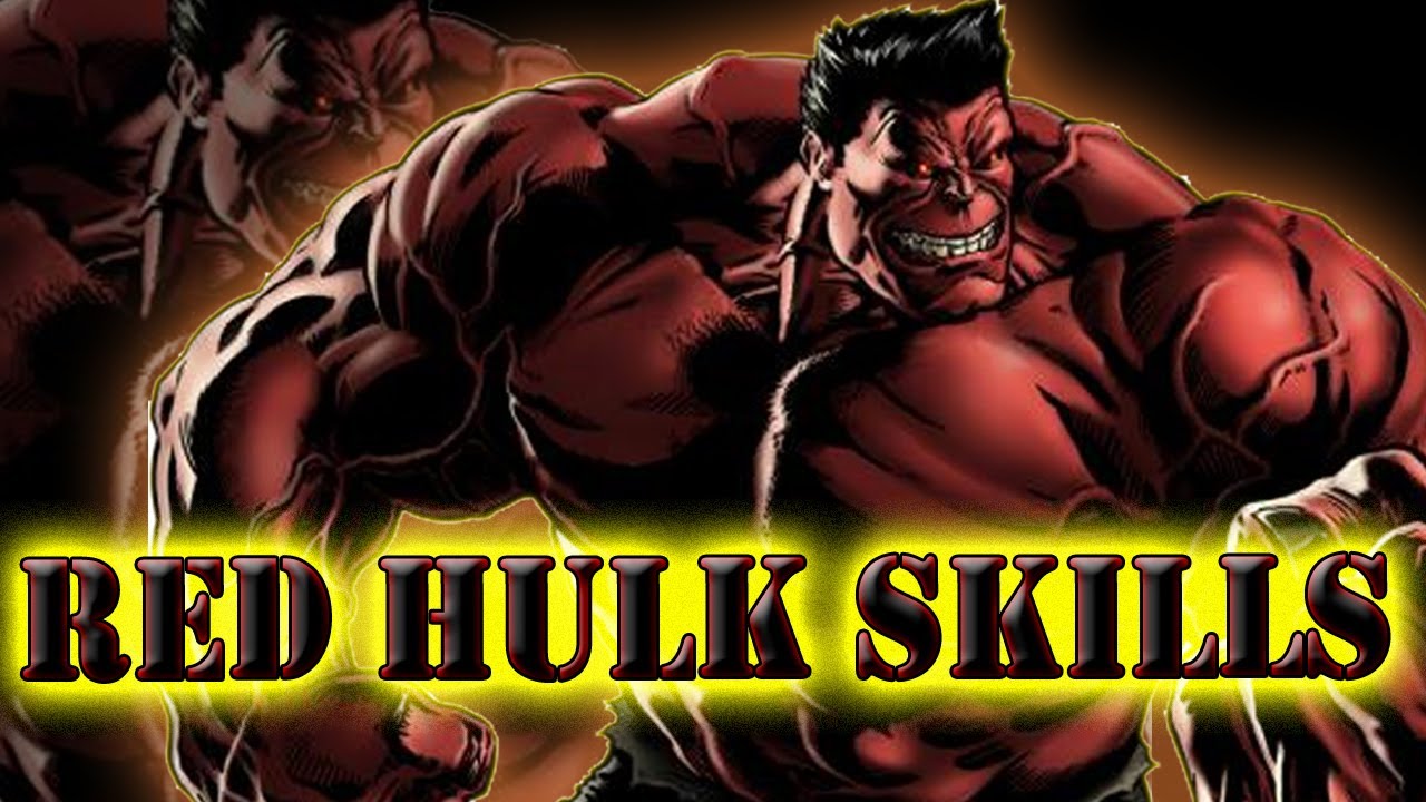 Marvel Avengers Alliance - Red Hulks Skills