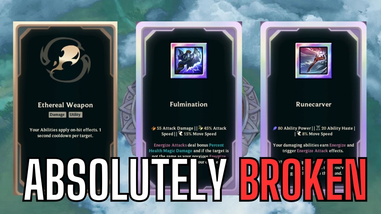 ABSOLUTELY Insane Interaction - Ethereal Weapon / Runecarver Double-Tap | League Arena Gameplay