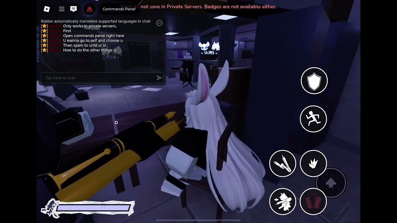 || How to play with the skins! || ONLY PRIVATE SERVERS || FPE:S || devs, make it so u can buy skins