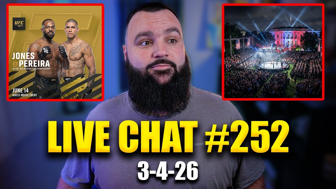 UFC White House Annoucement, Jones vs Pereira, UFC 326 Is Trash, McGregor Return? - Live chat #252