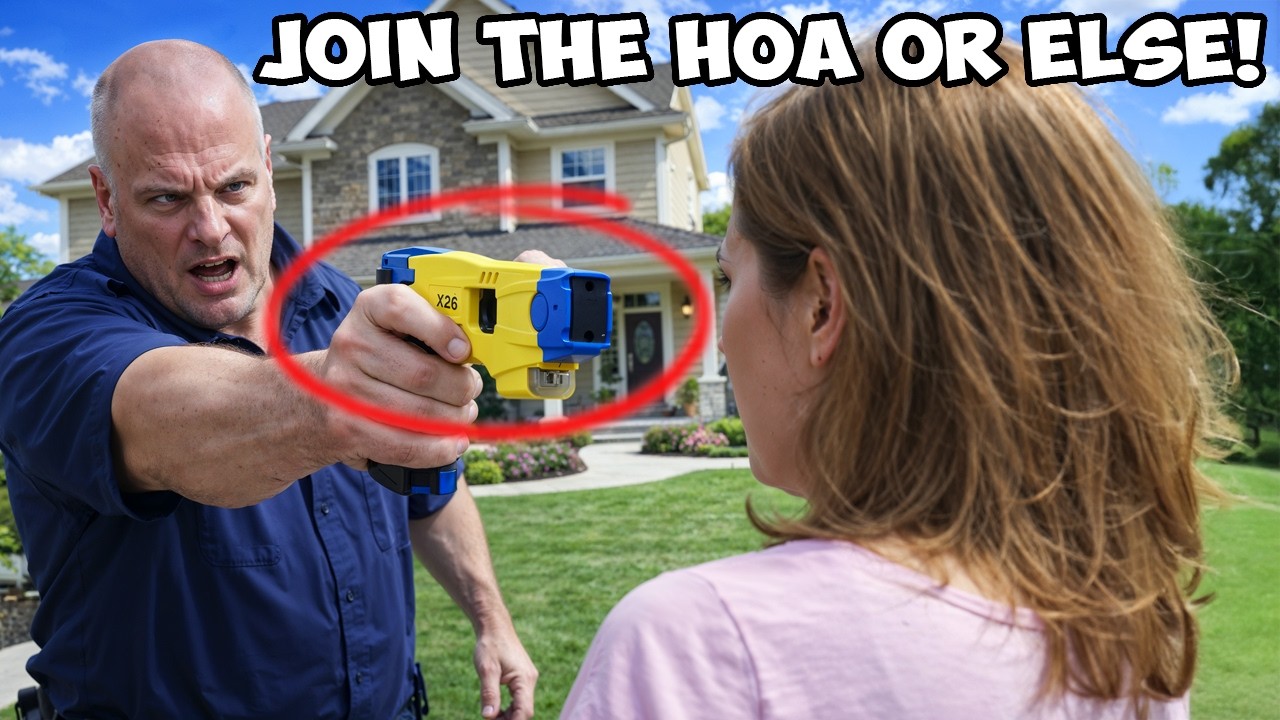 I Had to SHOOT the HOA President After He Pulled a Taser On My Wife..