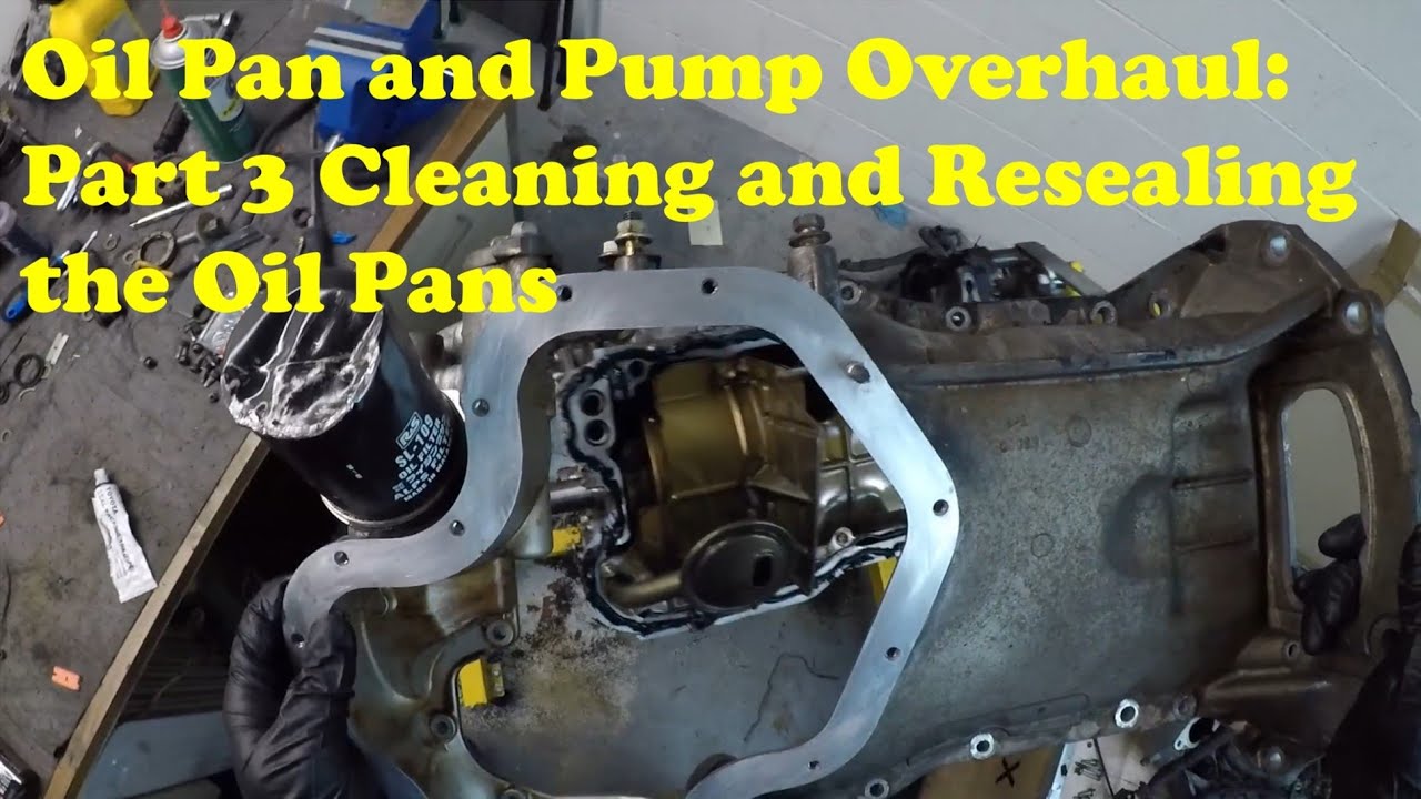 Gen4 3SGTE Engine Oil Pan and Pump Overhaul: Part 3 Cleaning and Resealing the Oil Pans. Yes plural.