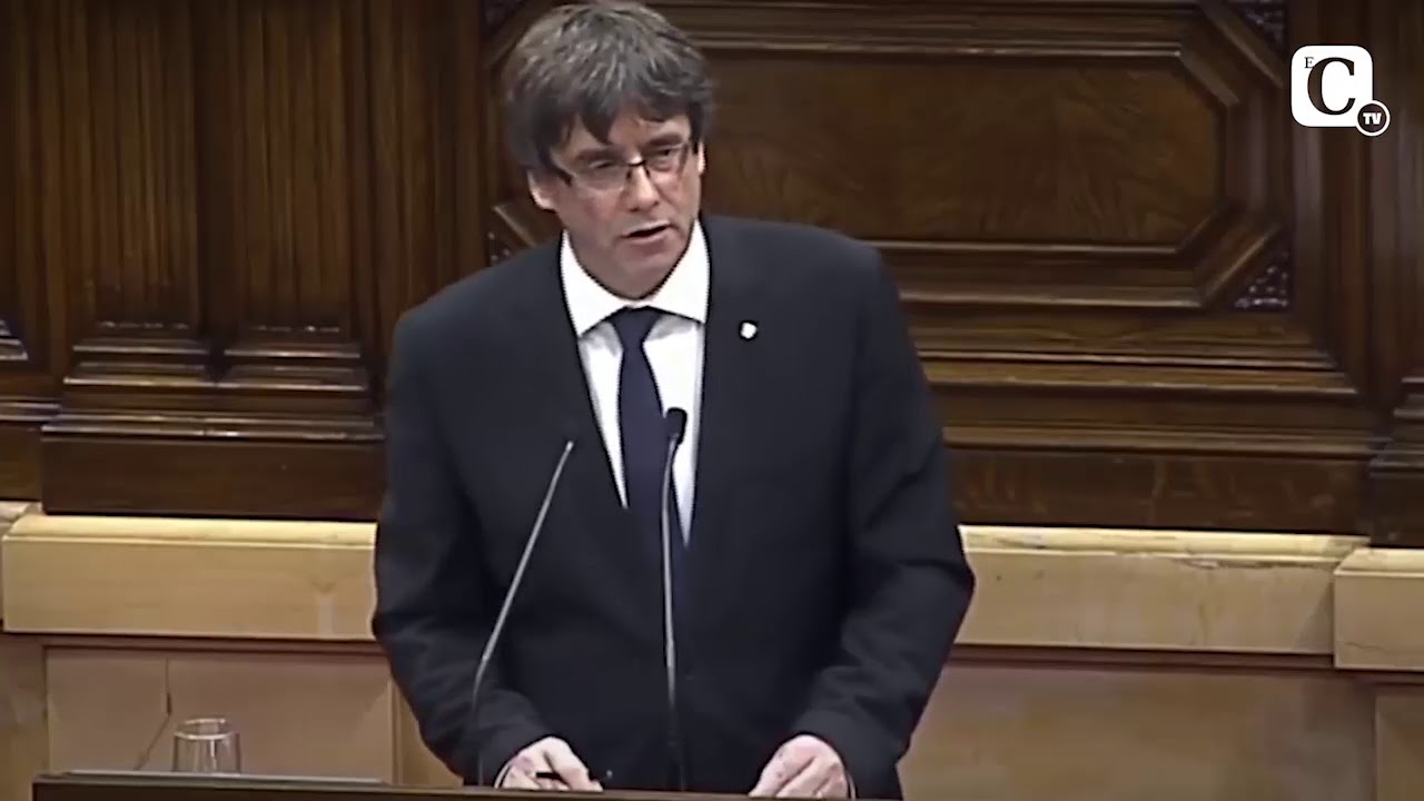 Declaración de independencia de Cataluña: discurso completo Puigdemont