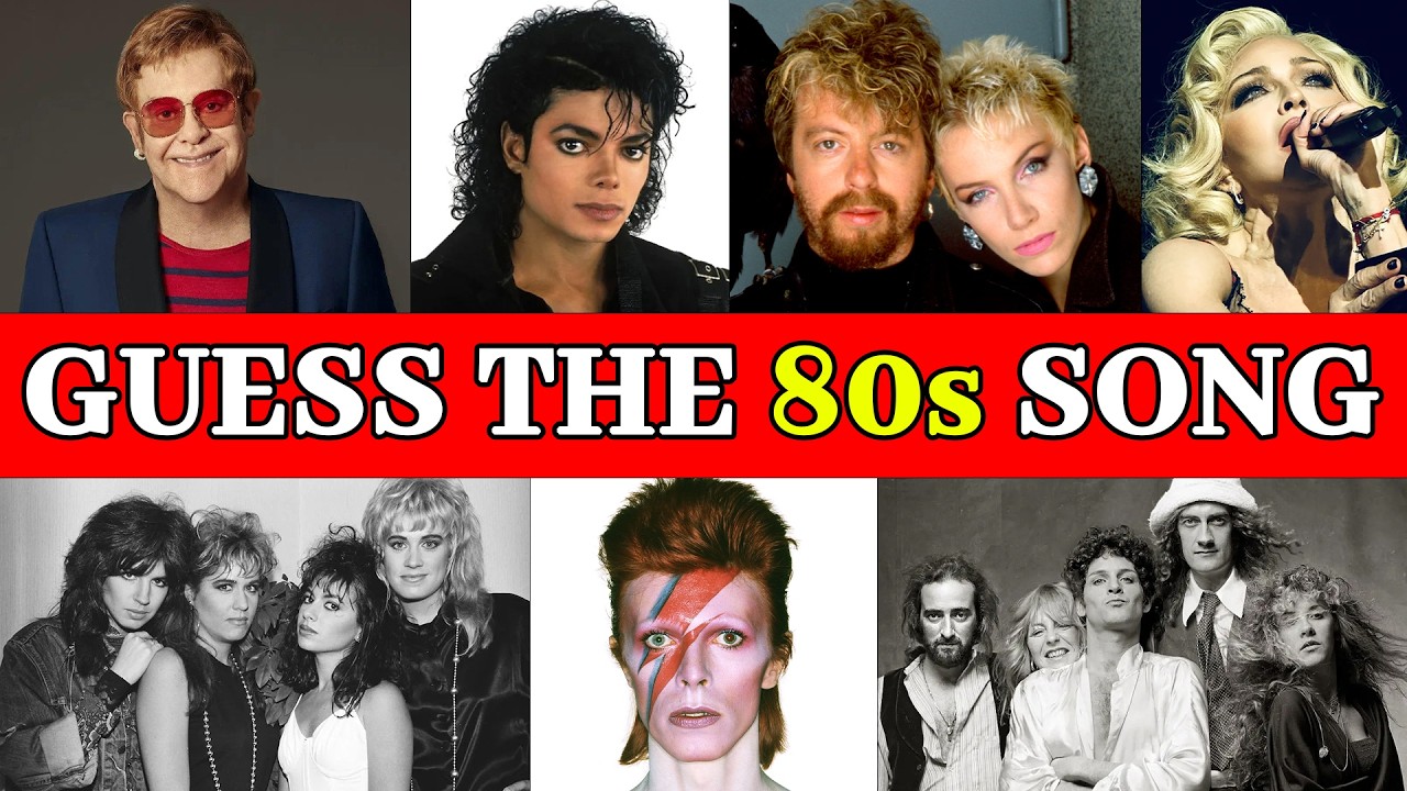 Guess The Song : Guess Most Popular Songs of 80s | 1980 Song Quiz
