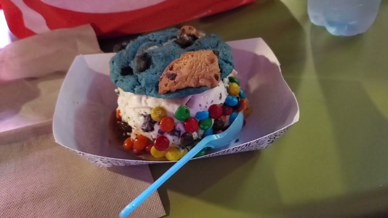 Having an Ice Cream Sandwich @ "The Baked Bear" Shop @ Grandscape Mall - Frisco, TX - 9/22/2025