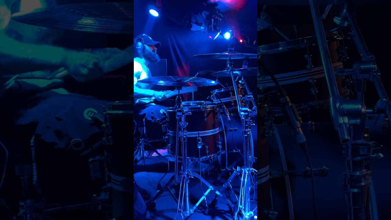 Had the pleasure of being alongside El Estepario last night!! #drummer #shorts #drumsolo #fyp