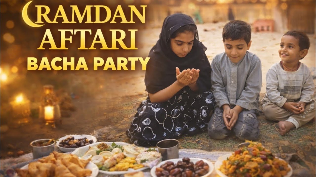 Bachon ke Sath Samosa Aftari | Village Ramadan Vlog Pakistan