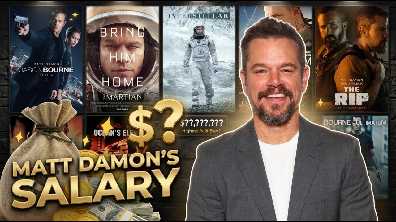 Matt Damon Paycheck Breakdown 💰 | Salary for Every Movie He Ever Made