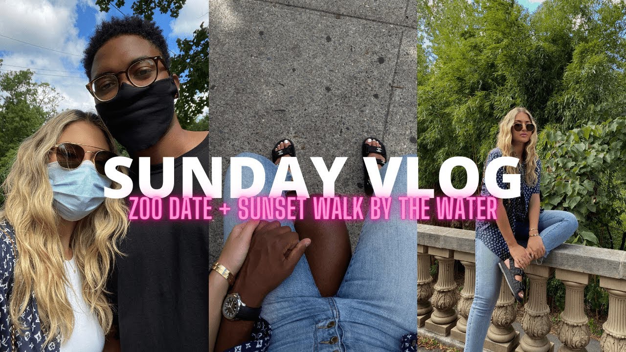 NYC Sunday vlog ♡ we went on a date to the zoo, sunset walks in NYC, shooting content for IG + more!