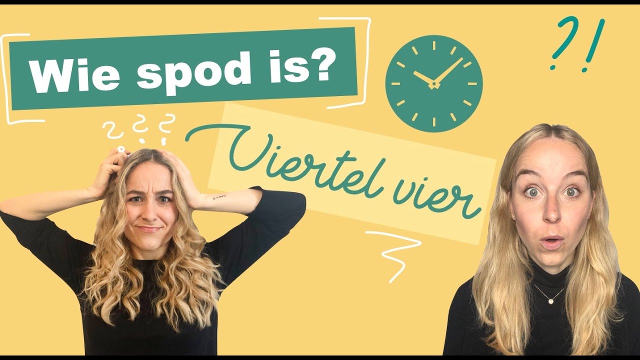 Uhrzeit sagen in unserem Dialekt  // Austrian dialect 101