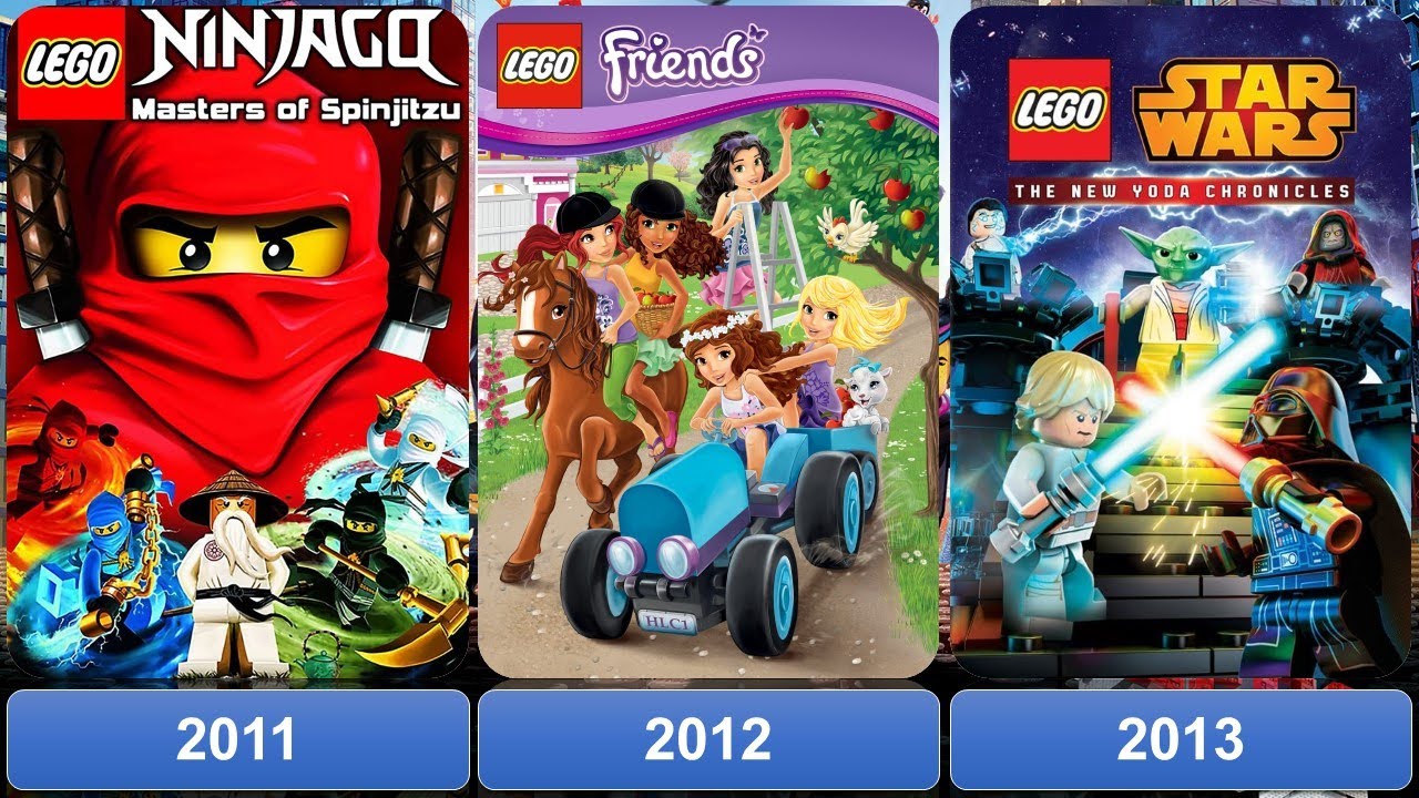 Evolution of Lego TV series #lego #legoseries