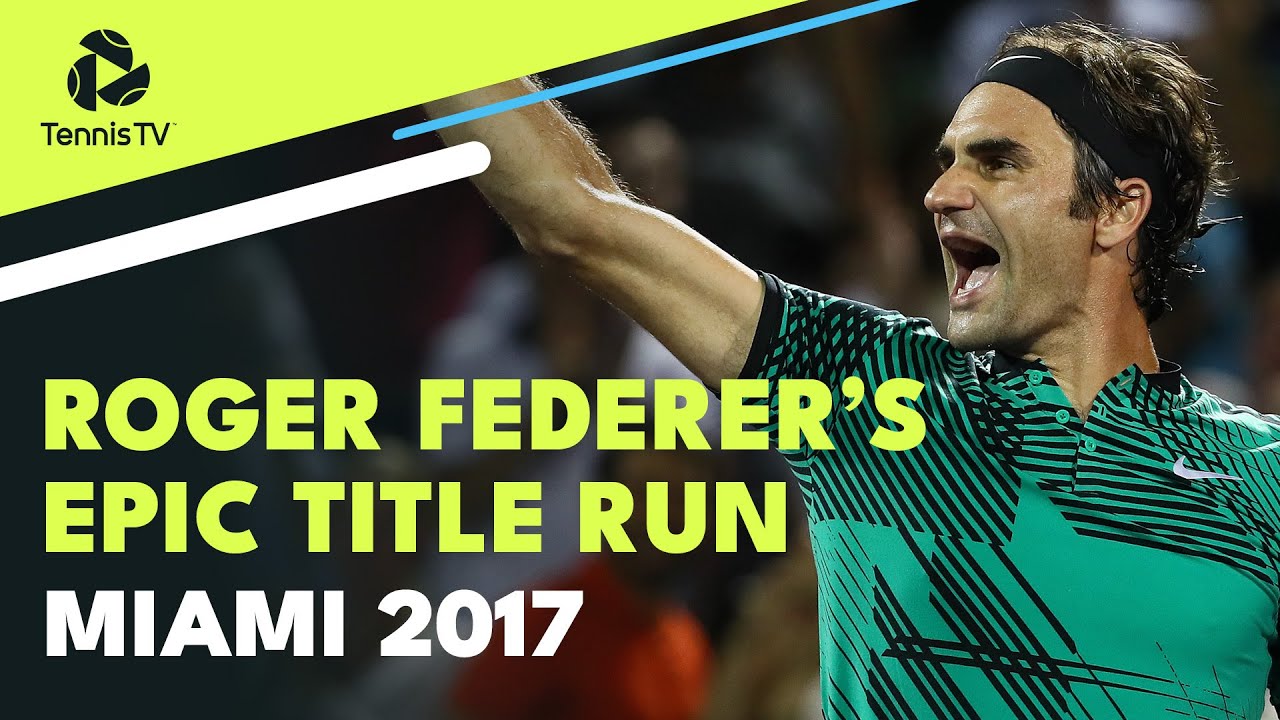 Roger Federer's EPIC Miami Title Run! | Miami 2017 Highlights