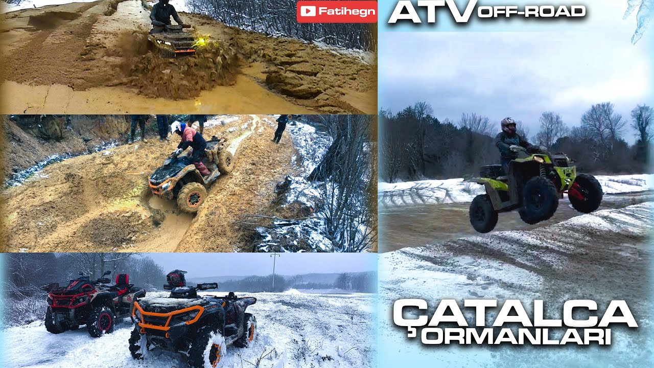 Can-Am Outlander 1000R ile Çatalca Dağlarında Kar & Çamur Savaşı | Renegade, Polaris, AODES