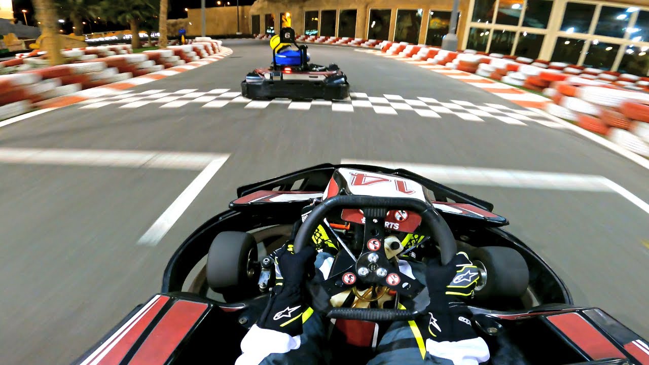 FAST Racing at Desert Falls Go Karting Track Qatar in 2022!