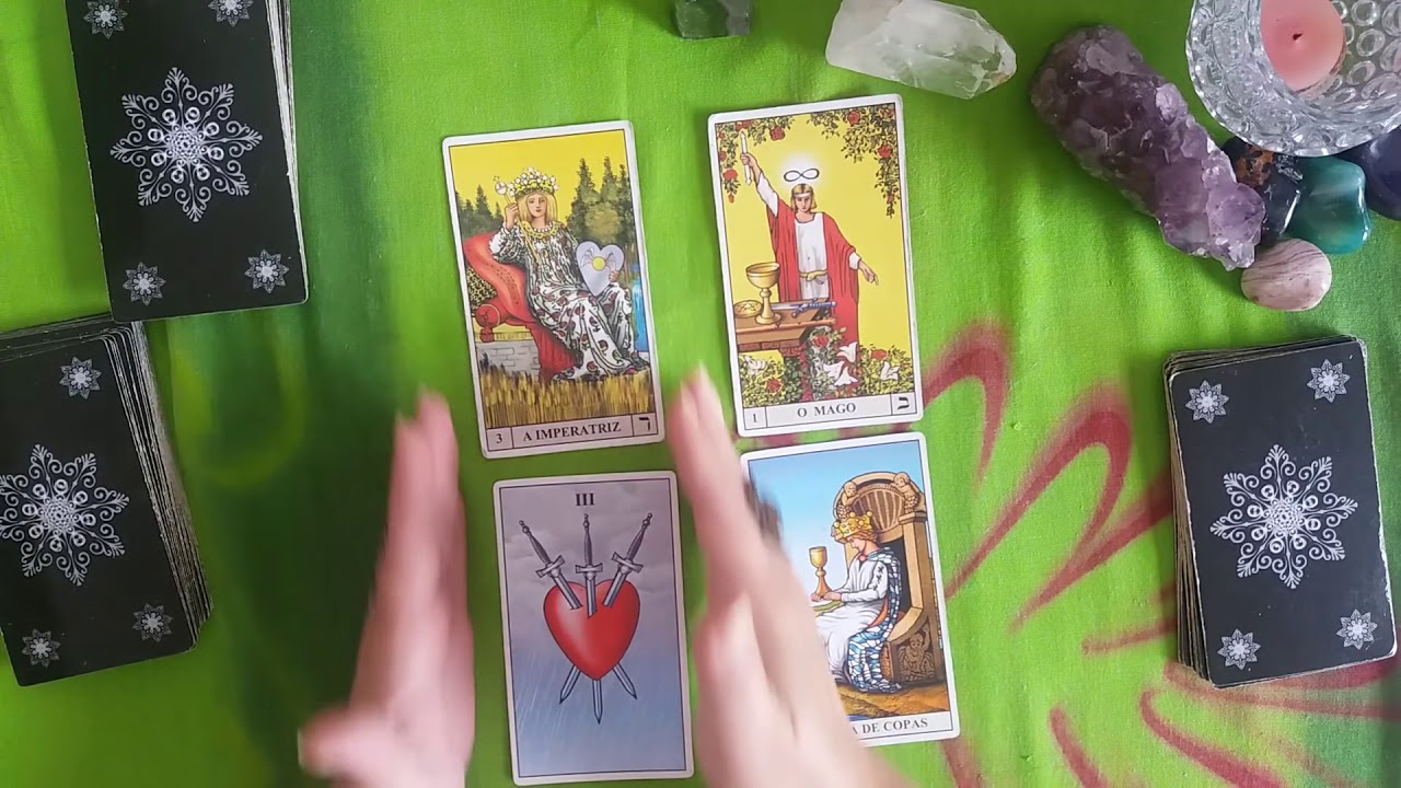 Mini Curso de Tarô  -  aula 3: Tiragem com 1, 2 e 3 Cartas