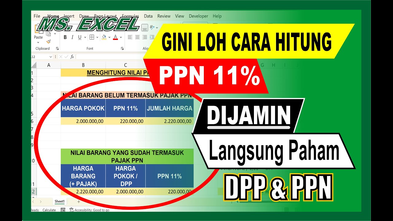 WAJIB TAHU! Tips Cara Menghitung DPP Dan PPN 11 Persen