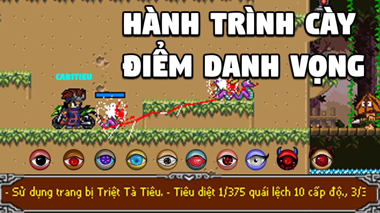 Bắt Đầu Hành Trình Cày Cuốc Điểm Danh Vọng Để Nâng Cấp Mắt Cho CAN1TIEU | Ninja School Online