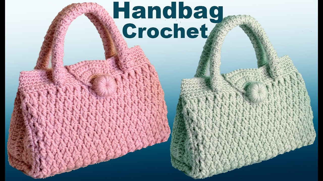 Bolso Fácil a Crochet Punto 3D tejido paso a paso para principiantes