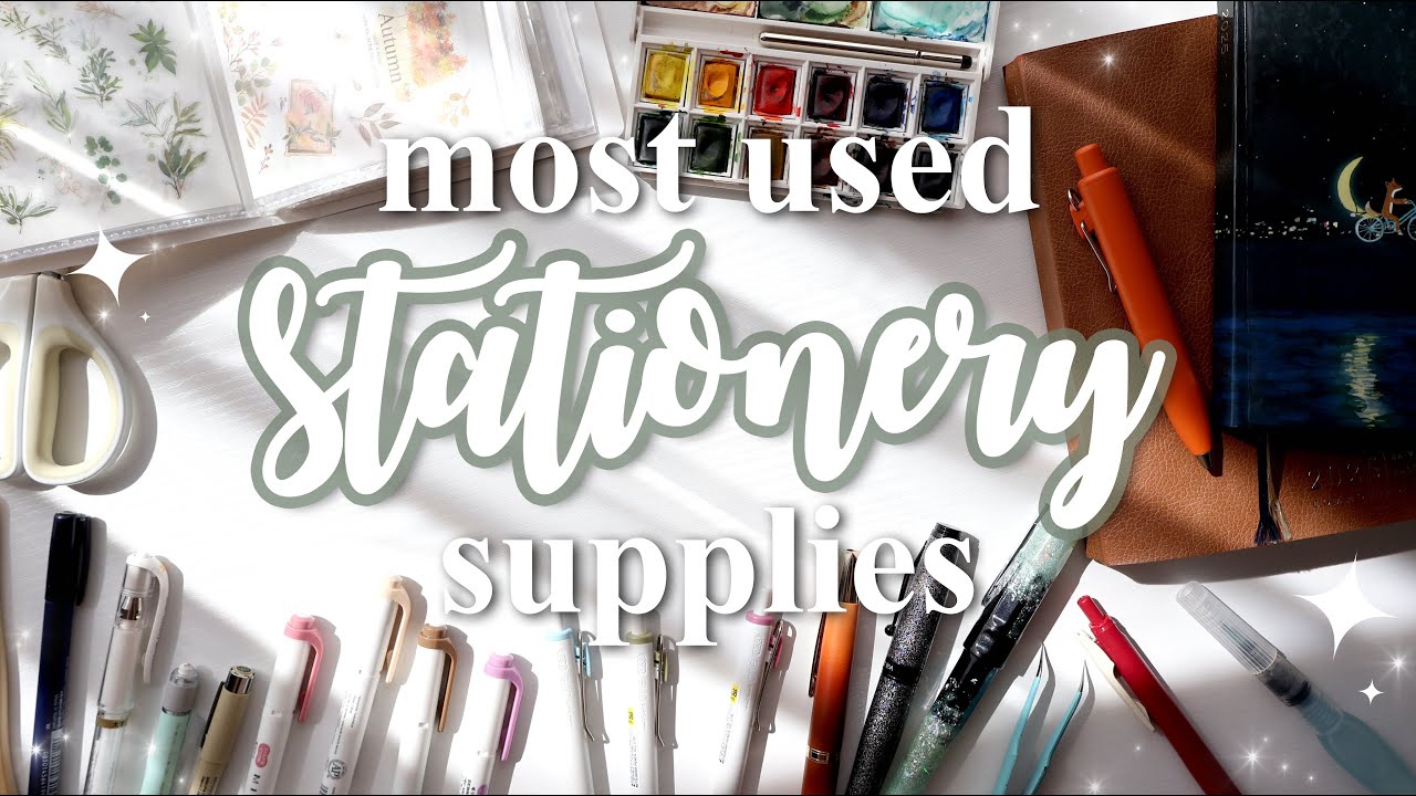 Most Used Stationery Products | Planning, Journaling and Decorating Supplies