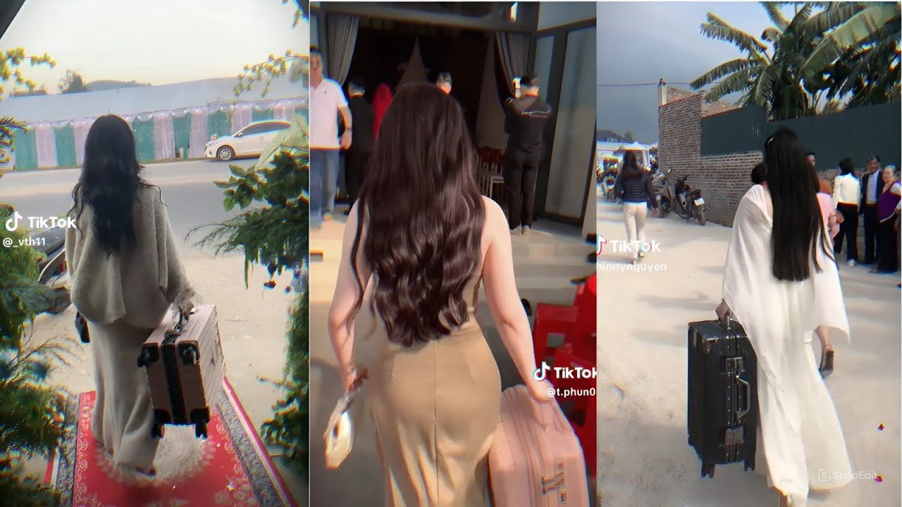 Tổng Hợp Các Video Trend Xách Vali Cho Cô Dâu Ngày Đám Cưới | Tiktok Xách Vali Cho Cô Dâu