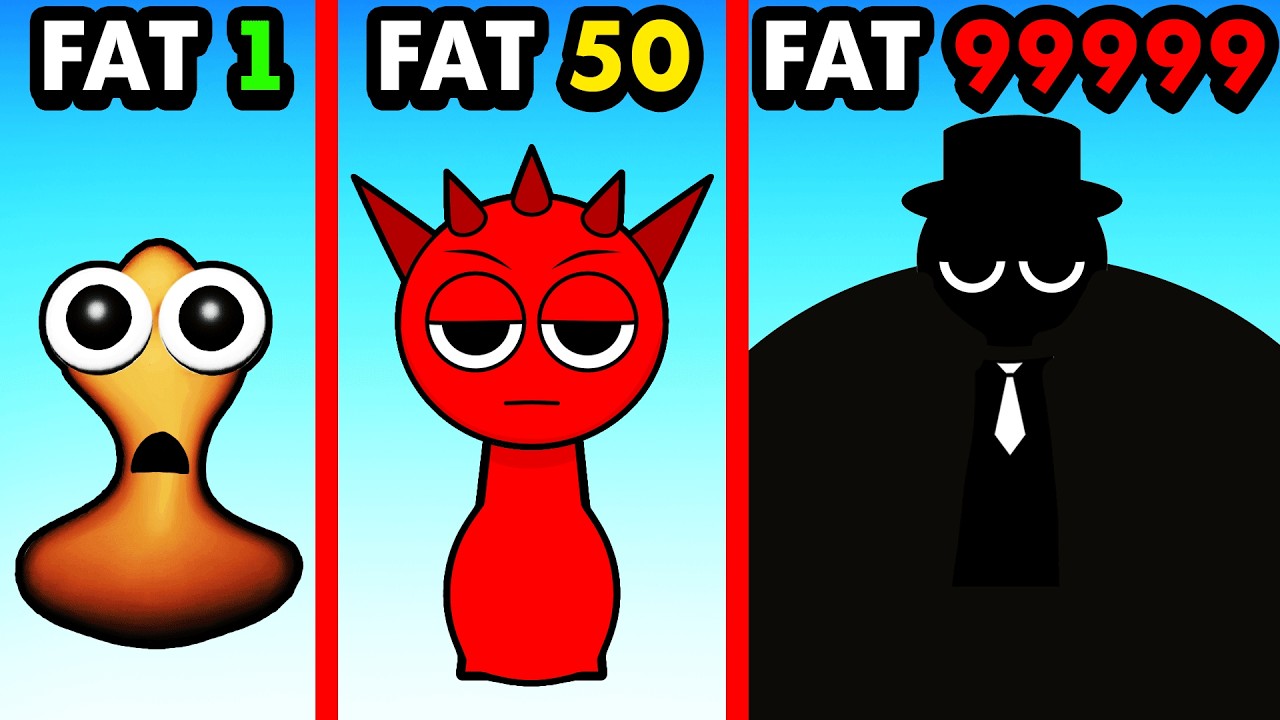 FAT 1 vs FAT 99999 SPRUNKI