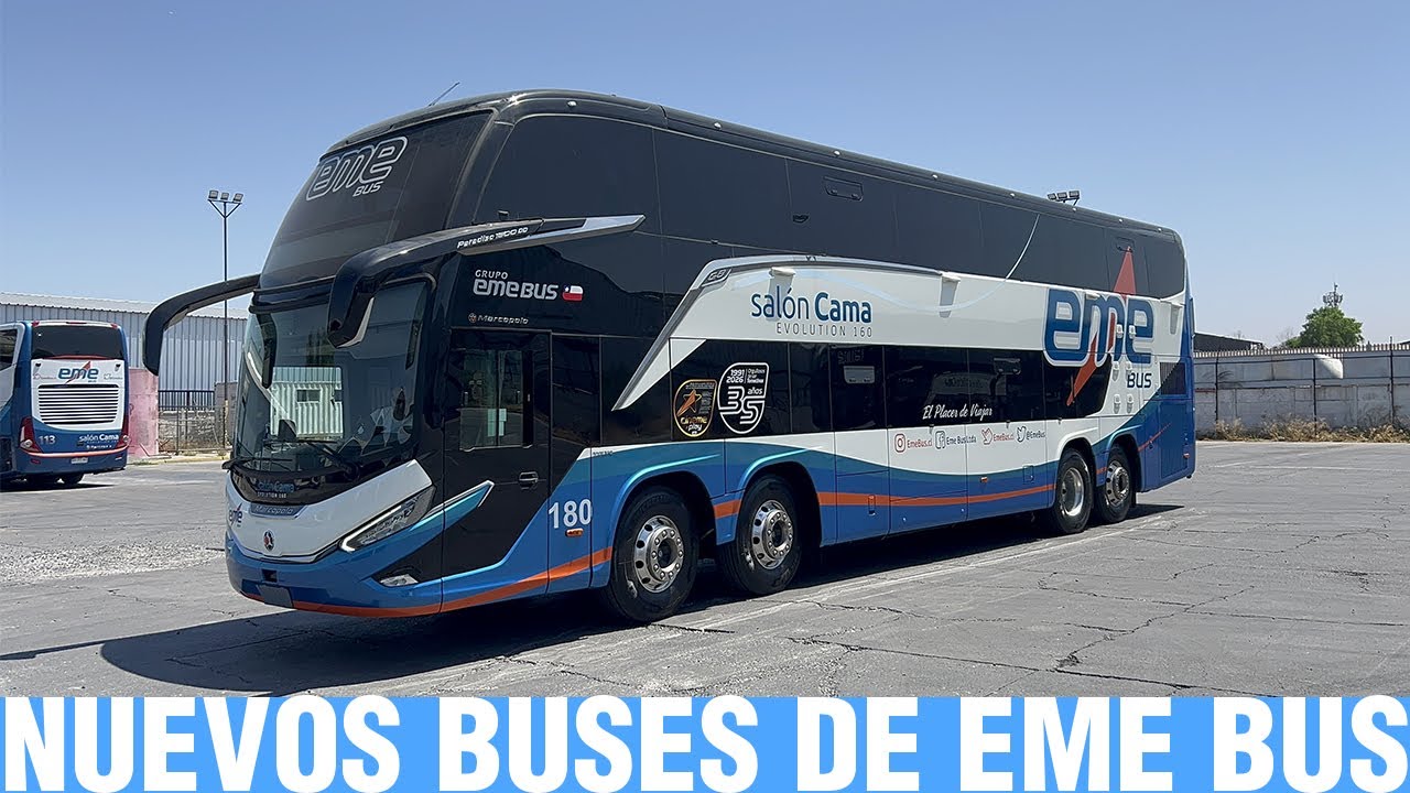 Unidades Marcopolo Paradiso 1800 DD G8 - Volvo B450R 8x2 - Eme Bus