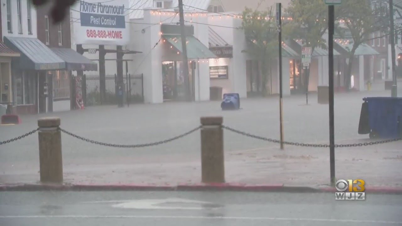 Flash Floods In Maryland Close Some Schools, Roads; Several Rescued In High Water