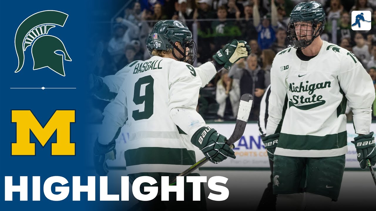 Michigan State vs Michigan | NCAA College Hockey | Highlights - January 18, 2025