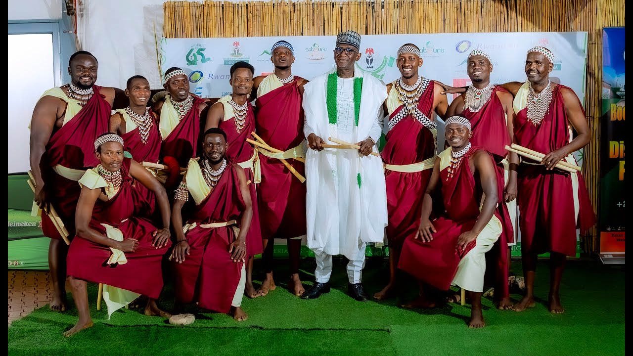 Iteka Drummers celebrating 65th Nigeria's Independence Day.