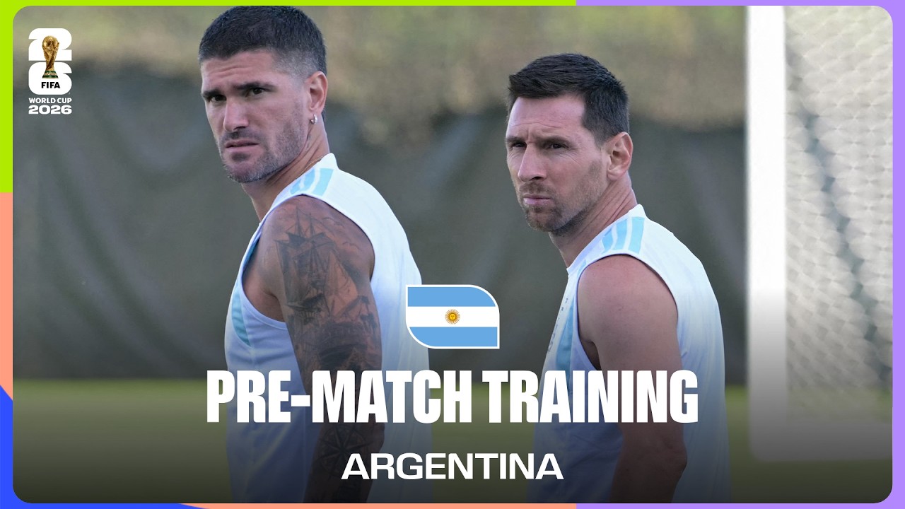 Argentina Train Before Switzerland | FIFA World Cup 2026&trade;