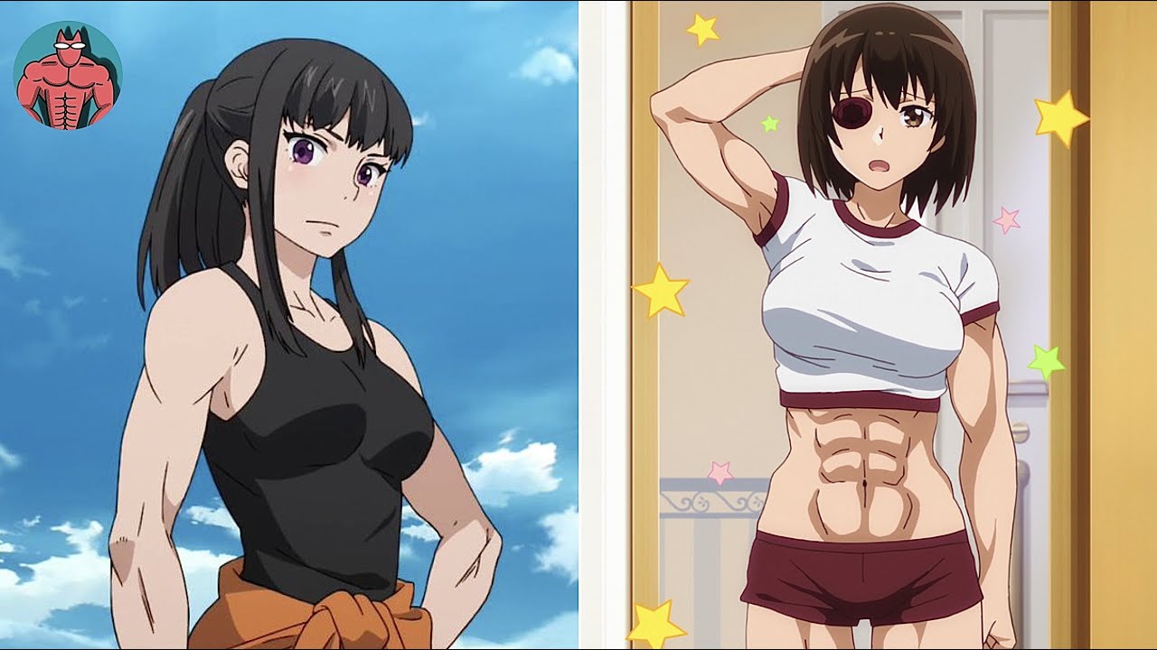 アニメキャラの筋肉を見てみます。【女性Ver.】