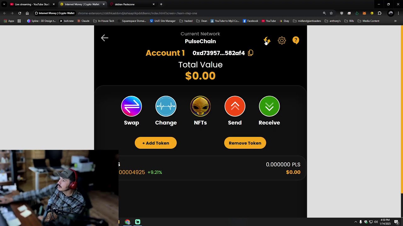 2nd How to get Pulsechain the easy way using Internet Money Wallet
