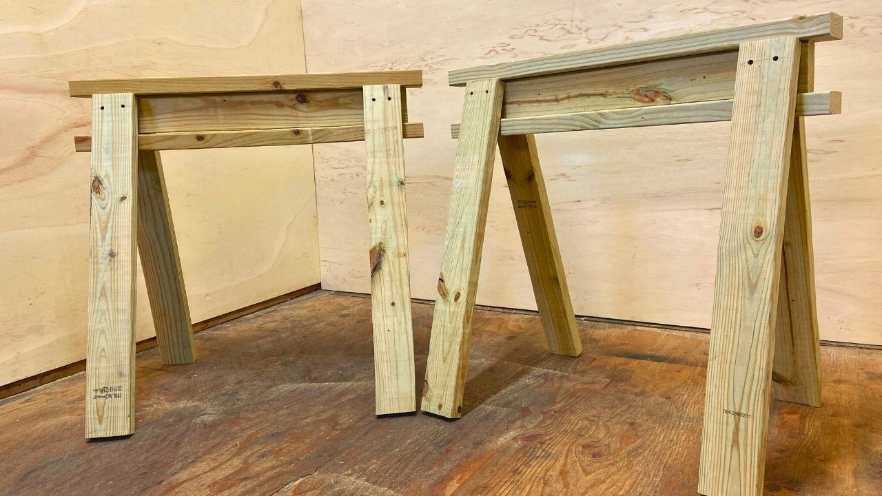 Building Simple 2x4 Sawhorses
