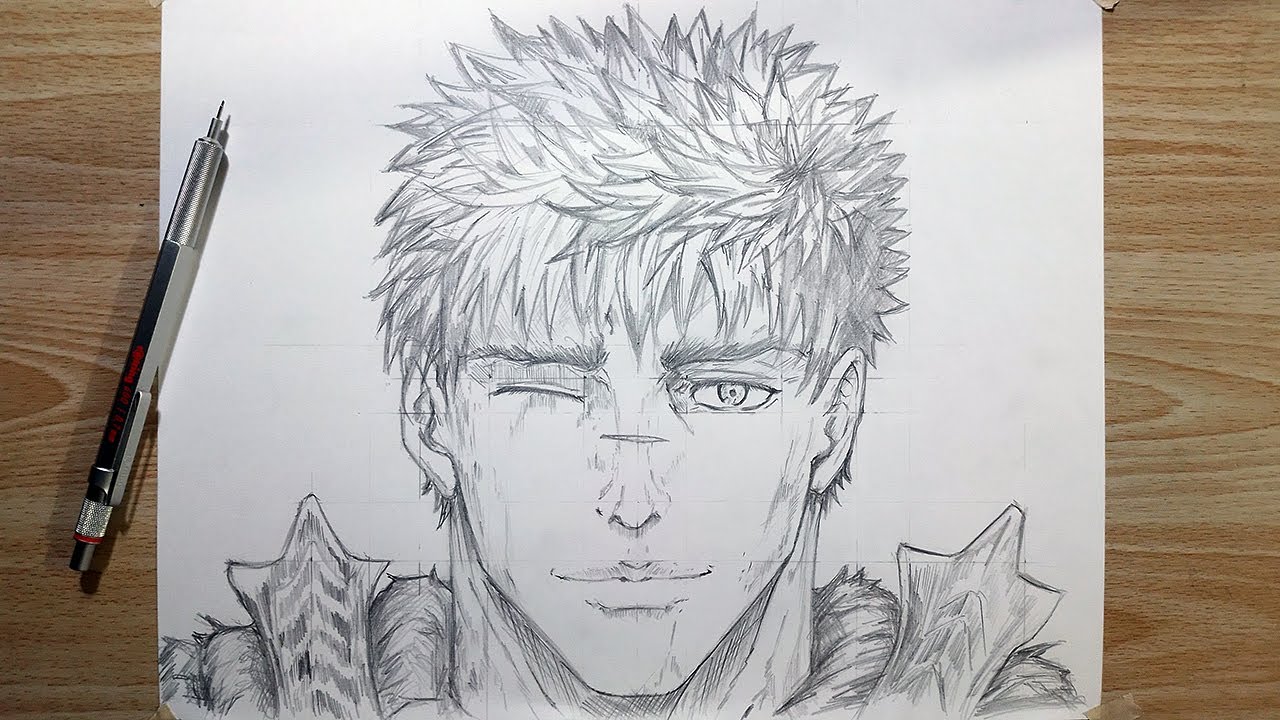 How to draw Guts | Step by Step | Berserk [Request]