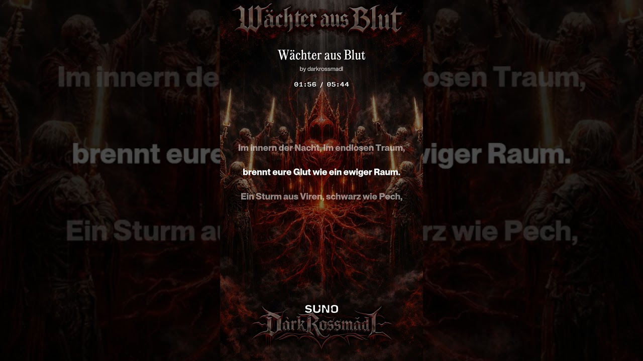 Wächter aus Blut #WächterAusBlut #DarkWave #GothicRock #InnererKrieg #DarkRossmadl