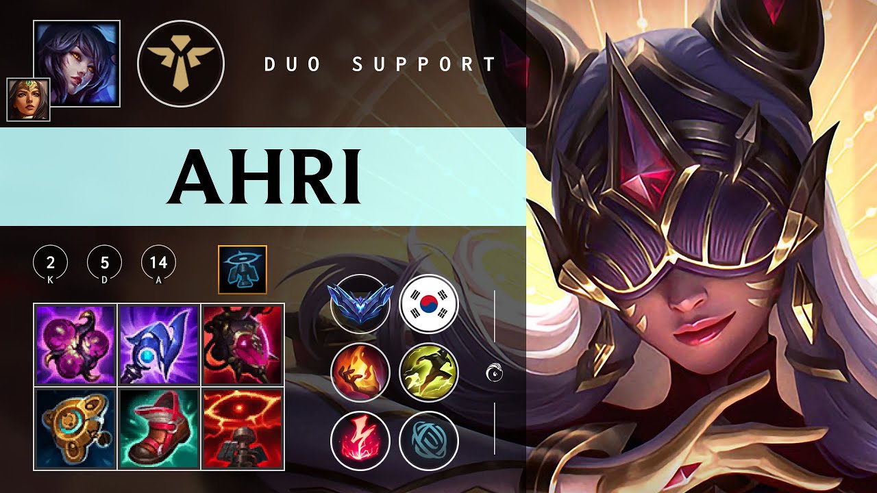 Ahri Support vs Nautilus - KR Diamond Patch 26.02