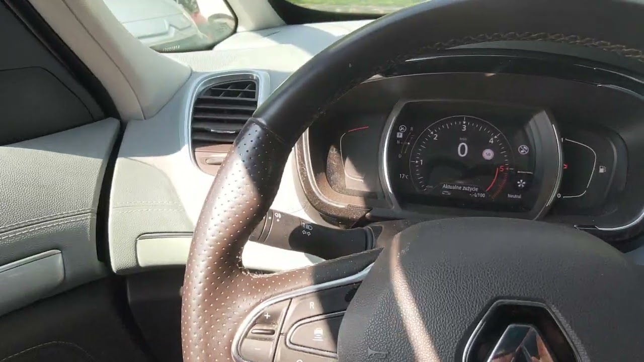 Renault Espace V - procedura zwolnienia hamulca elektrycznego tył bez Clip lub narzędzia diag