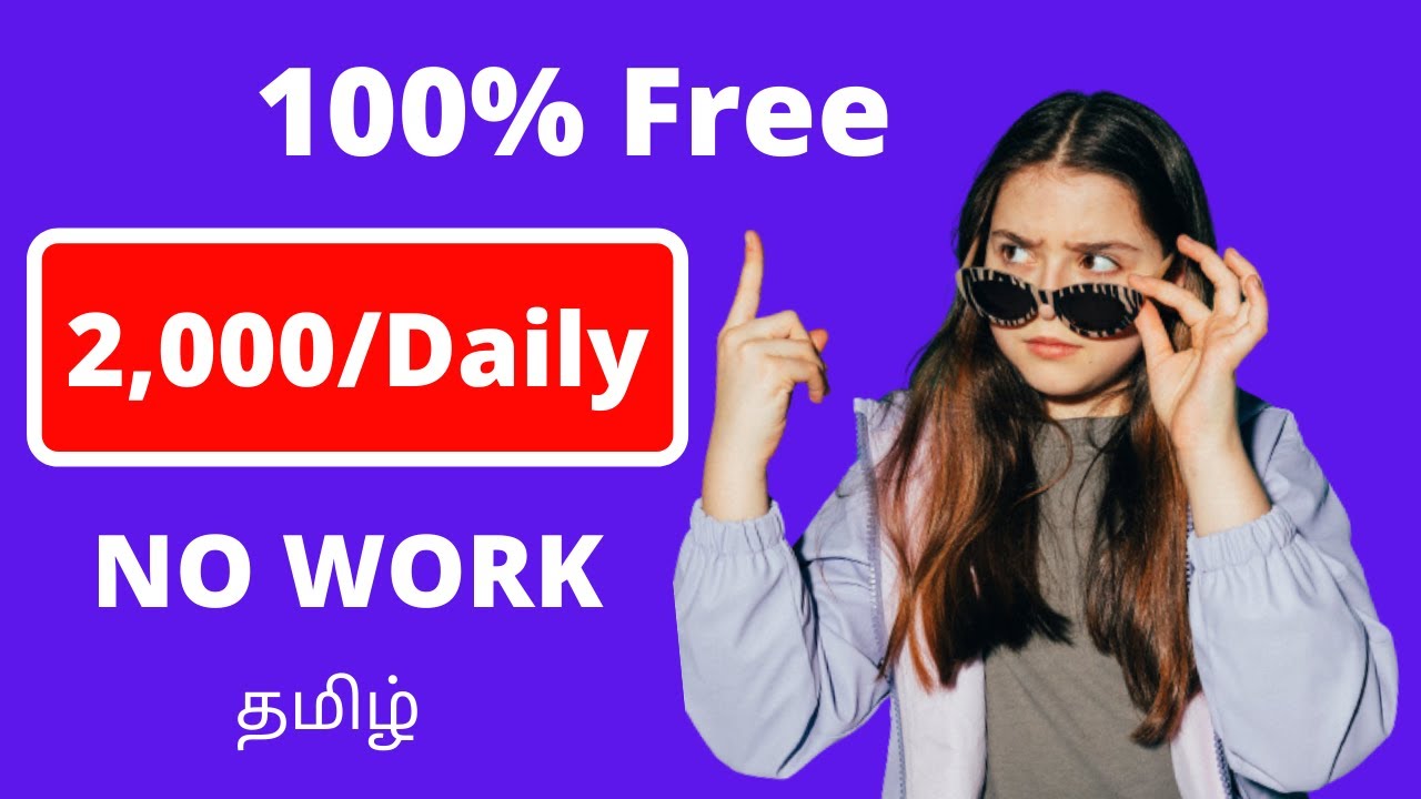 🔥 Earn Money 2,000/Day ( FREE ) 🔥 | Earn Money Online Tamil | Online Jobs at home in tamil