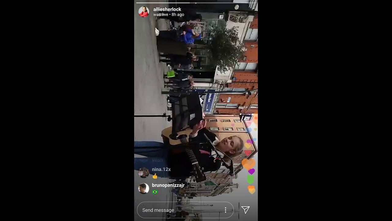 Allie sherlock live on Instagram 14th April 2019