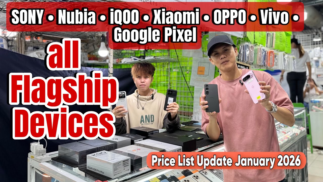 All Flagship Devices Mobile Phones SONY, Nubia, iQOO, Xiaomi, OPPO, VIVO, Google Pixel, January 2026